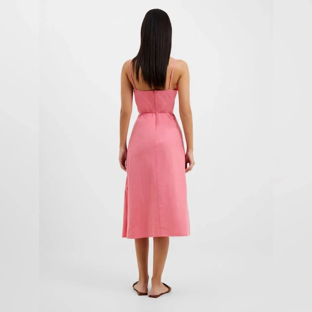 French Connection Alania Lyocell Blend Sun Dress NWT Small - Picture 3 of 8